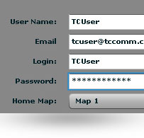 TCView Security Management screen