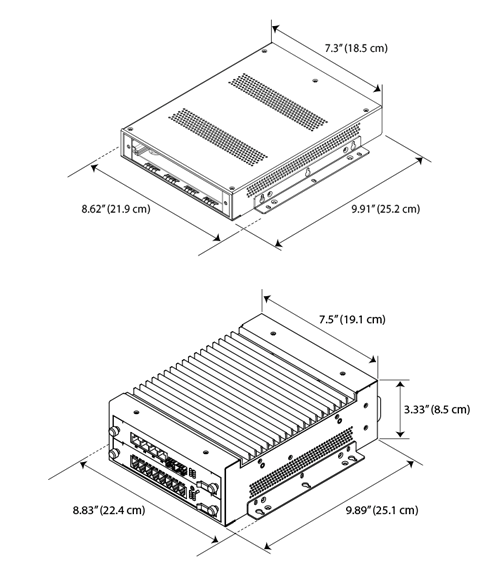 TCSD11-1/2 - JumboSwitch Standalone/Wallmount Chassis