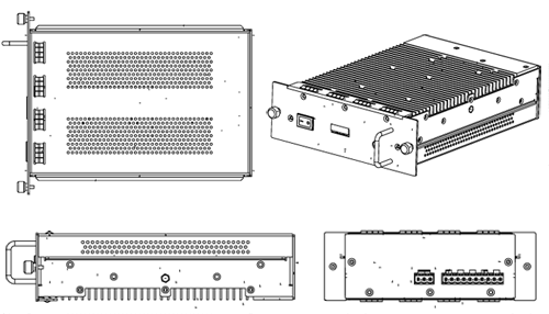 TCRMPS3 - 4U Power Source (AC or DC)