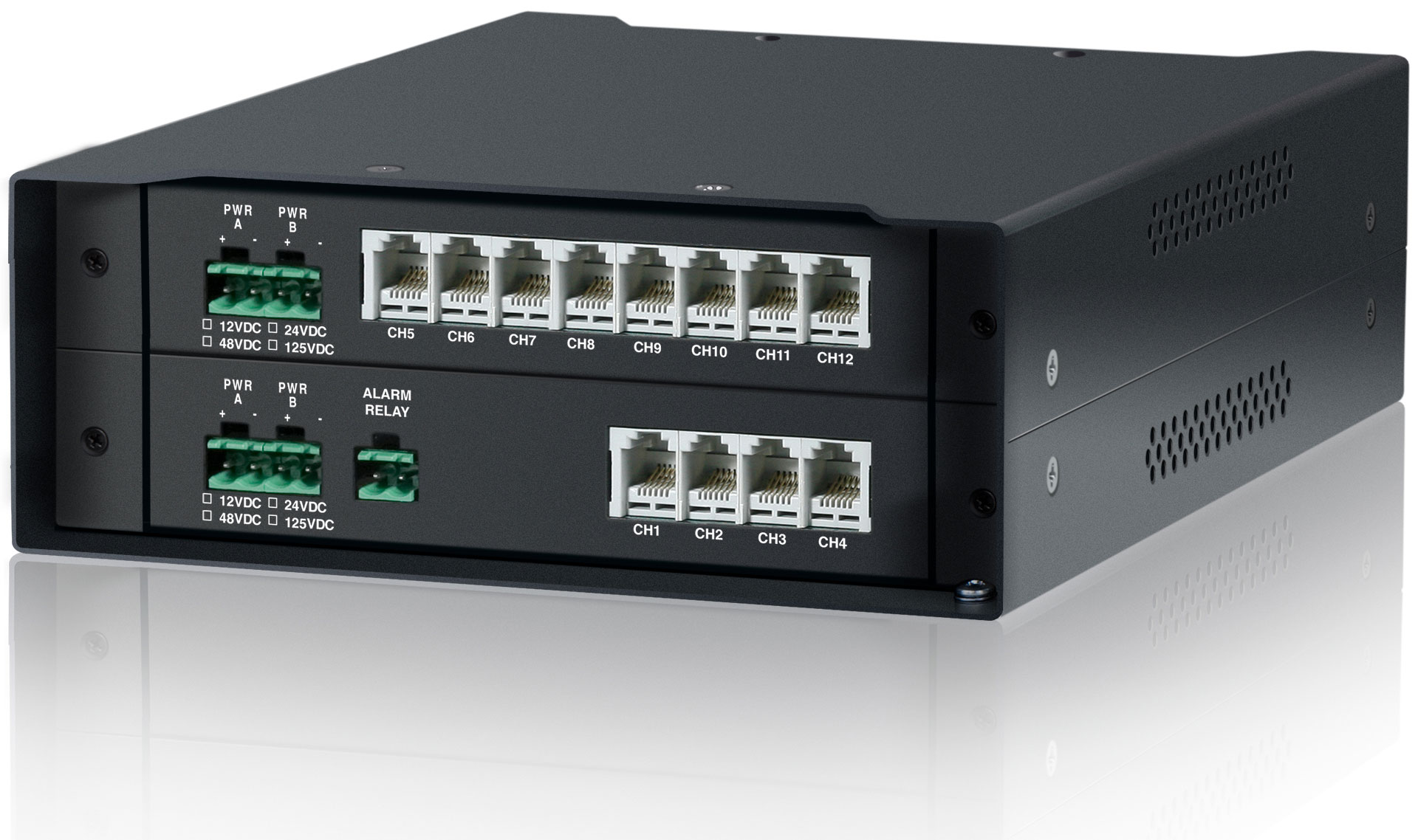 Unmanaged 4-Port Fiber Optic Ethernet Switch - TC3705 - TC Communications