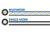 What is the difference between single mode vs. multimode fiber?