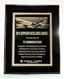 2012 Supplier Excellence Award