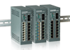 JumboSwitch-DR DIN Rail Industrial Ethernet Switch Features Integrated Serial Server
