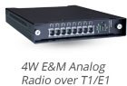 TC8614 4W E&M Analog Radio over T1